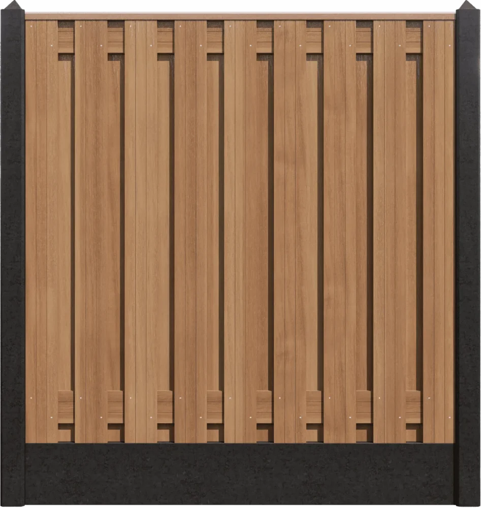 Houten schutting
